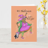 Let's Boo-gie カード (黄色い花)