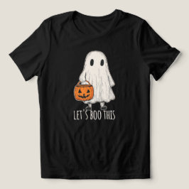 Let's Boo This Fun Ghost Trick or Treat トライブレンドＴシャツ