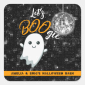 Let's BOOgie Disco Halloween スクエアシール (正面)