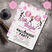 Let's Boogie Skells Dance ガーリー Disco Halloween 招待状