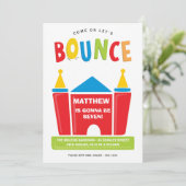 Let's Bounce Birthday Party Invitation 招待状 (スタンド正面)