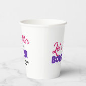 Let's Bowl Kidsボーリング誕生日パーティー 紙コップ (右)