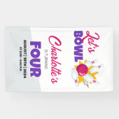 Let's Bowl Kids Bowling Birthday Party 横断幕 (横)