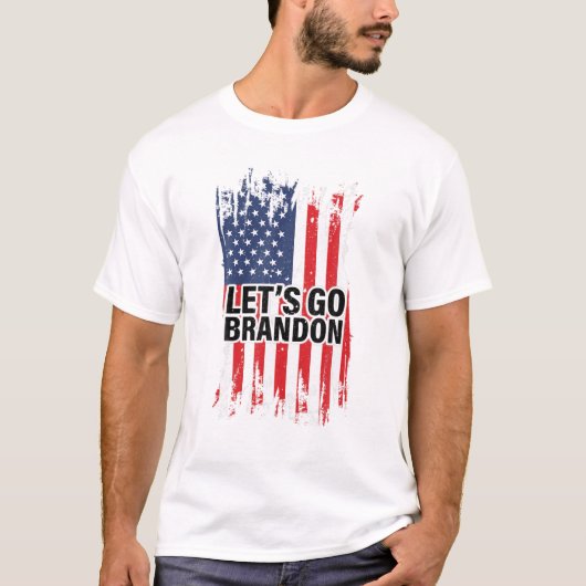 Let's Brandon Tee – 保守的なおもしろいアンチ入札 Tシャツ (正面)