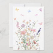 Let's Brunch Wildflower Birthday Invitation 招待状 (裏面)