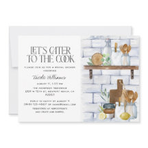 Let's Cater to the 調理師水カラーブライダルシャワー