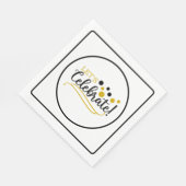 Lets Celebrate スタンダードランチョンナプキン (角)