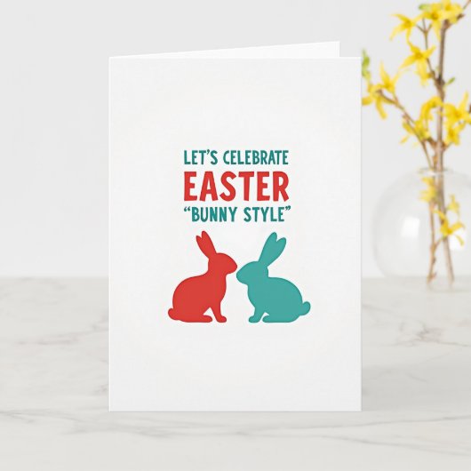 Lets Celebrate Easter Card カード (黄色い花)