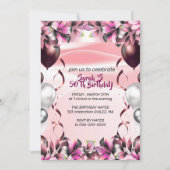Let's Celebrate Invitation Template, Editable Surp セーブザデート (正面)