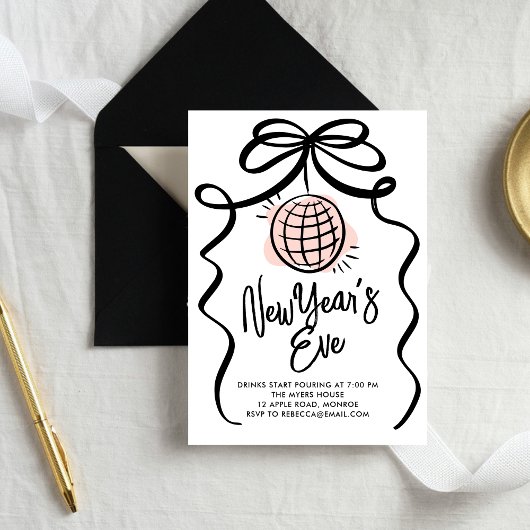 Let's Celebrate New Year's Eve 招待状