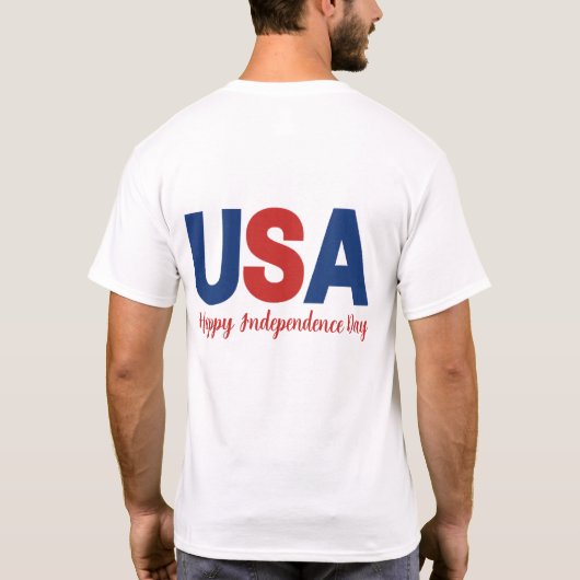 Let's celebrate the 4th of July Tシャツ (裏面)