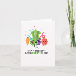 Let's Celery-Brate Puns誕生日 カード