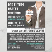 Let's Connect, Speed Networkingイベント広告s チラシ (正面)