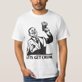 lets crunkのTシャツを得ます Tシャツ