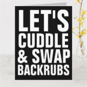 LE'TS CUDLE & SWAPバックルビッグ誕生日カード カード (黄色い花)