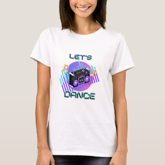 Let's Dance 80sヒップホップ音楽 Tシャツ