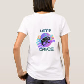 Let's Dance 80sヒップホップ音楽 Tシャツ (裏面)