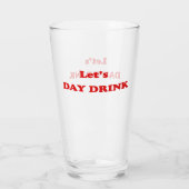 LET's DAY DRINK – 飲みおもしろい引用文 タンブラーグラス (裏面)