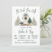 Let's Deck Their Halls, Holiday Bridal Shower 招待状 (スタンド正面)