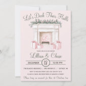 Let's Deck Their Halls, Holiday Bridal Shower 招待状 (正面)