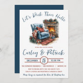 Let's Deck Their Halls, Holiday Bridal Shower 招待状 (正面/裏面)