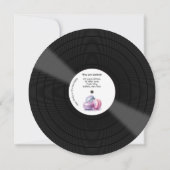「Let's Disco」レコード誕生日パーティー 招待状 (裏面)