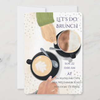 Let's Do Brunch Latte 2 ご招待 招待状