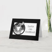 Let's Do Coffee-Customizable招待状 招待状 (正面)