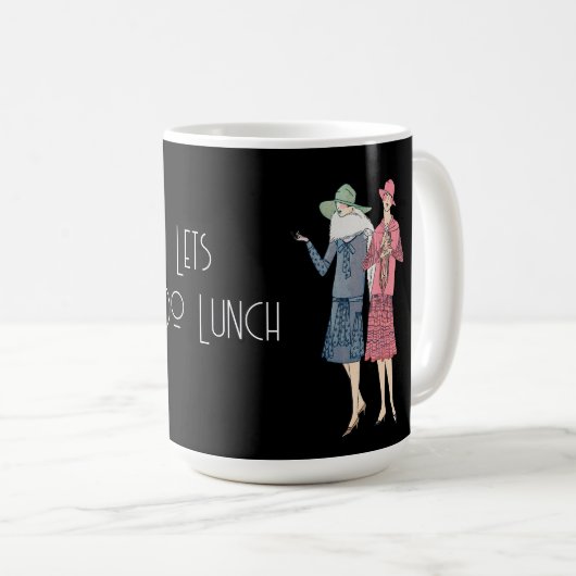 Lets Do Lunch Mug コーヒーマグカップ (正面右)