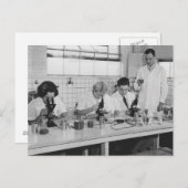 Let's Do Science -ヴィンテージ写真 ポストカード (正面/裏面)
