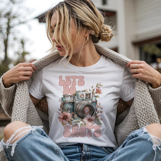 Let's Do Shots Photography Tシャツ