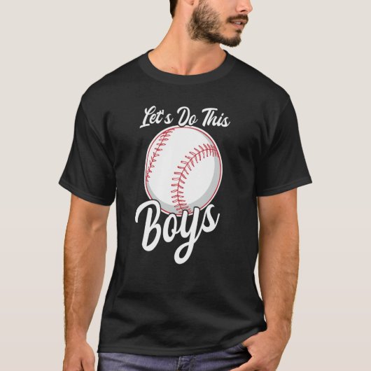 Lets Do This Boys Baseball Mama Sayings Mom  5 Tシャツ (正面)