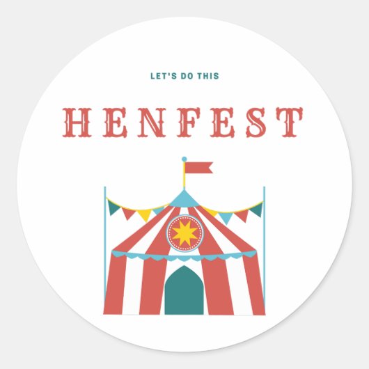 Let's Do This - HenFest ステッカー (正面)