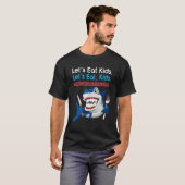 Let's Eat Kids Punctuation Saves Lives Grammar Sha Tシャツ (正面フル)