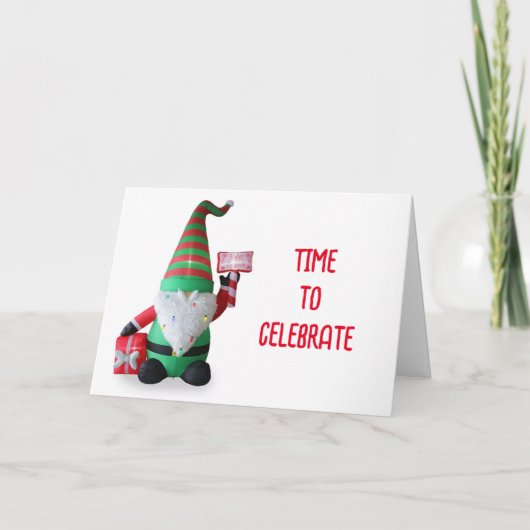 LET'S EAT, LET'S DRINK & LET'S BE MERRY シーズンカード (正面)