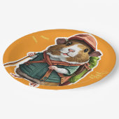 Let's Explore! Outdoor Guinea Pig Hiker ペーパープレート (アングル)