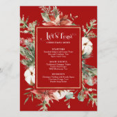 Let's Feast Christmas Menu Festive Christmas Frame メニュー (正面)