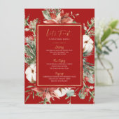 Let's Feast Christmas Menu Festive Christmas Frame メニュー (スタンド正面)