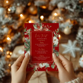 Let's Feast Christmas Menu Festive Christmas Frame メニュー