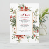 Let's Feast Christmas Menu Festive Christmas Frame メニュー (スタンド正面)