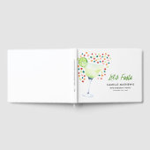 Let's Fiestaエンゲージメントパーティーのゲストブック ゲストブック (全面)