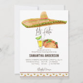 Let's fiesta! ブライズシャワータコスとテキーラ 招待状 (正面)