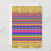 Let's Fiesta 子供のメキシカンバースデー招待状 招待状 (裏面)