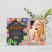 Let's Fiesta 招待状 メキシコ風 誕生日 30歳 女性 (スタンド正面)