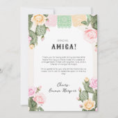 Let's Fiesta Bachelorette Weekend Thank You Card サンキューカード (正面)