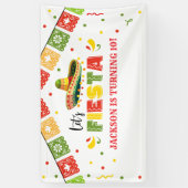 LET'S FIESTA Birthday Party banner backdrop  横断幕 (縦)