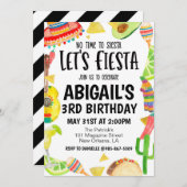 Let's Fiesta Birthday Party Invitation 招待状 (正面/裏面)