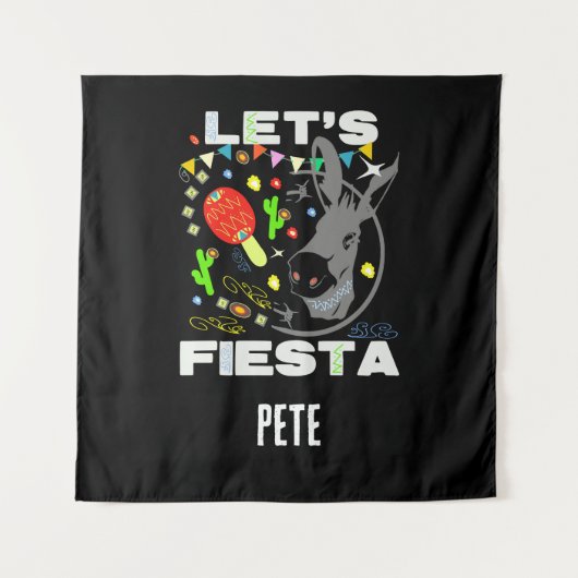 Let's Fiesta bunt party タペストリー (正面)