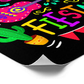 Let's Fiesta Cinco De Mayoメキシコパーティーギターロ ポスター (角)