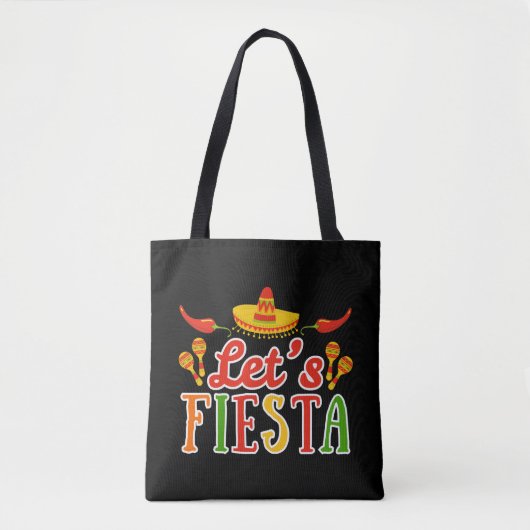 Let's Fiesta Cinco de Mayo トートバッグ (正面)